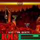 A screenshot from the original worms, set in hell, with a grumpy Satan watching with folded arms.
